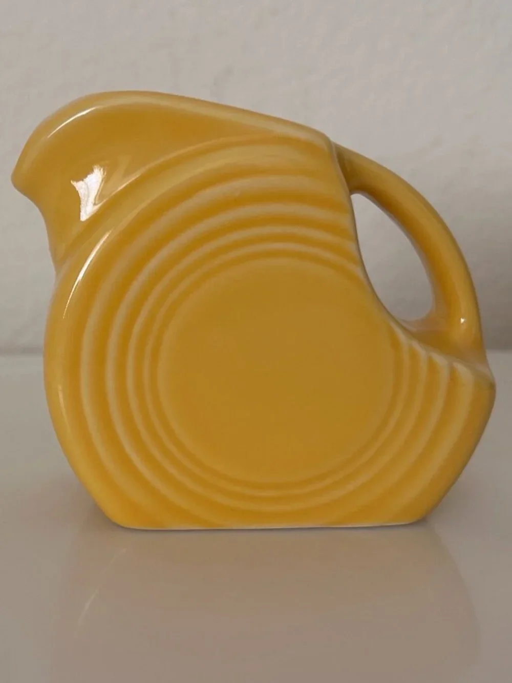 Fiesta Yellow Mini Disk Pitcher